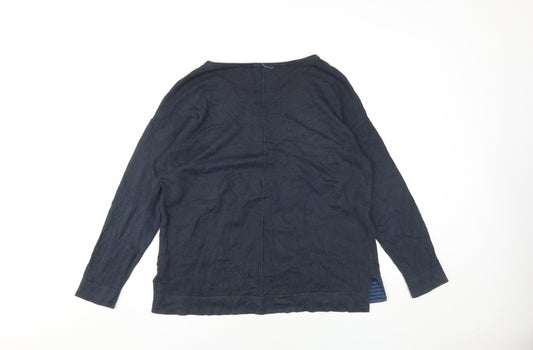 White Stuff Women's Blue Pullover Jumper, Size 12