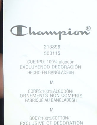 Champion Men's Black Medium Logo T-Shirt