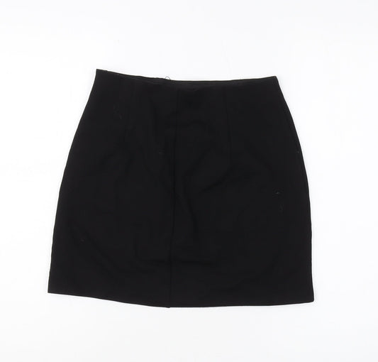 Stradivarius Women's Black Pencil Skirt - Size S