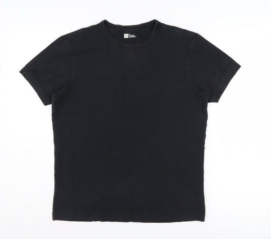 Gap Black Basic T-Shirt, Unisex Medium