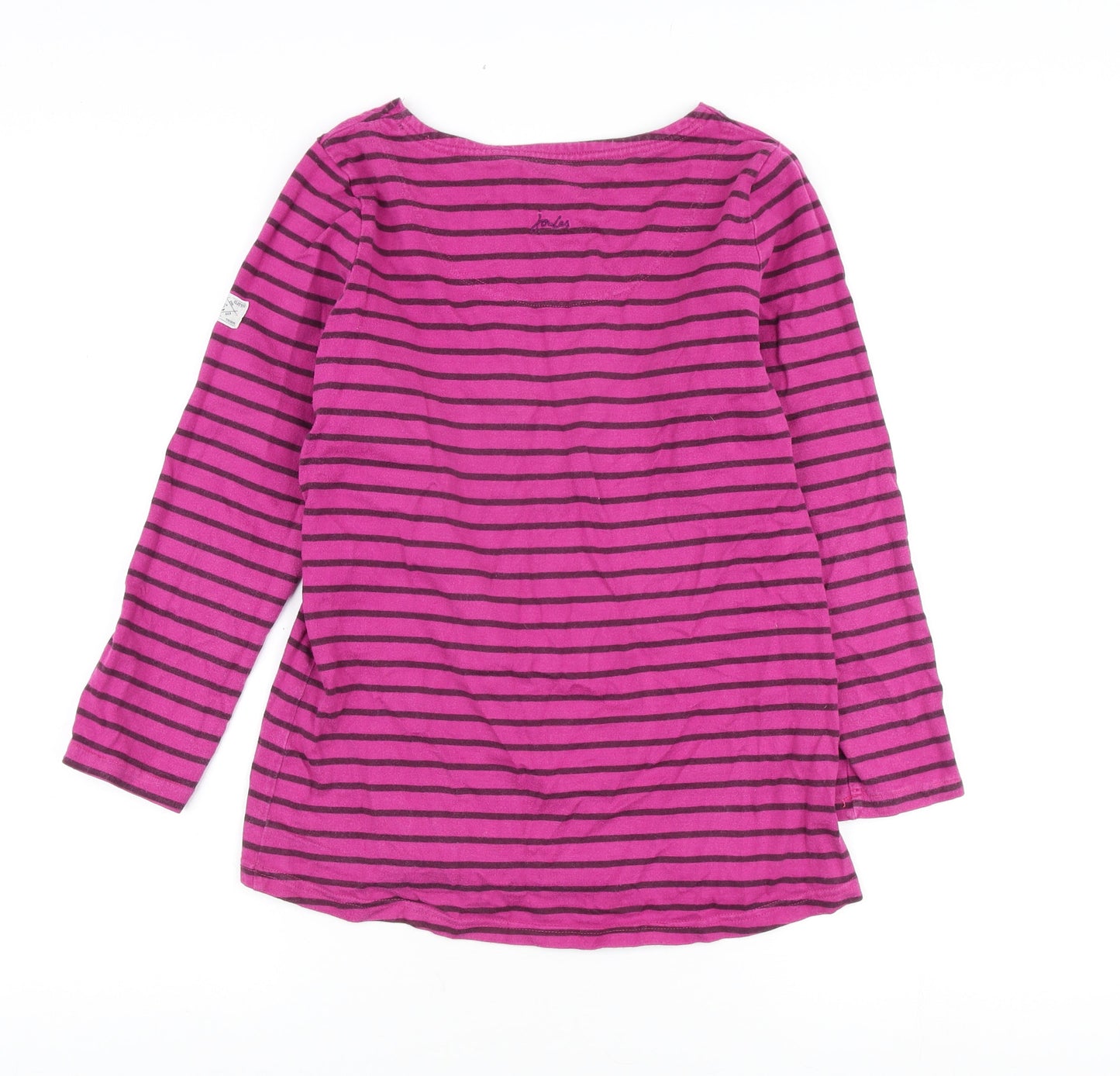 Joules Women's Purple Striped Long Sleeve T-Shirt