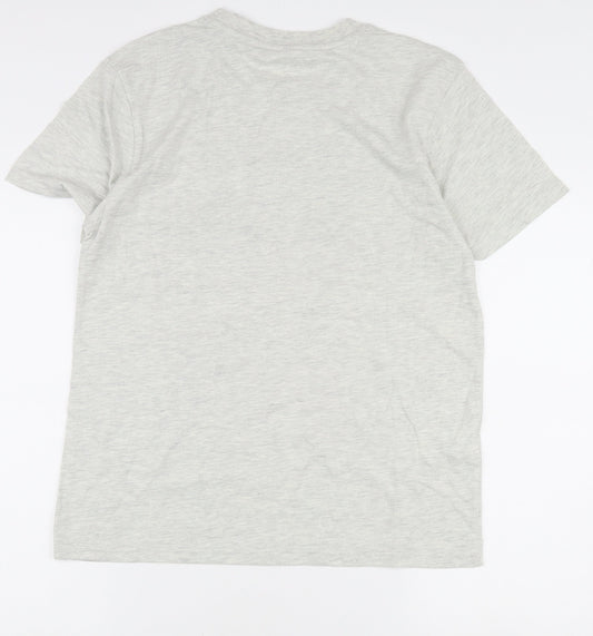 Disney Men's Grey Rock N Roll T-Shirt Size L