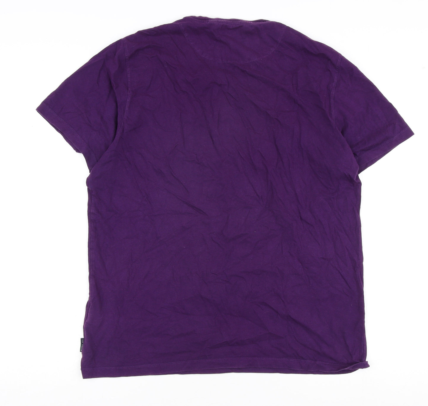 Ted Baker Unisex Purple Floral T-Shirt S