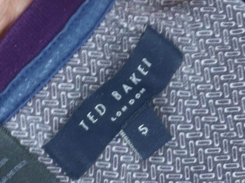 Ted Baker Unisex Purple Floral T-Shirt S
