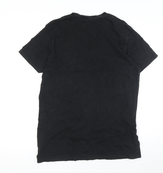 McKenzie Men's Black Graphic Print M T-Shirt