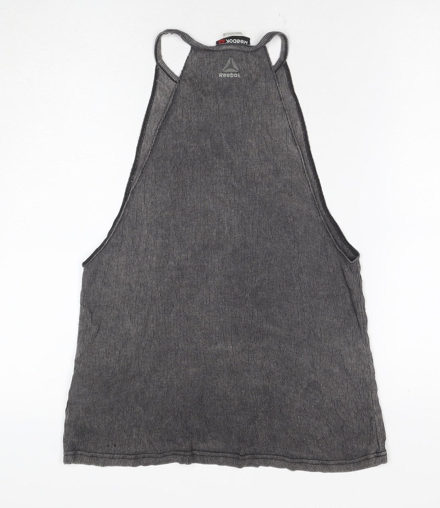 Reebok Women's Grey Halter Tank Top, Size S, Casual