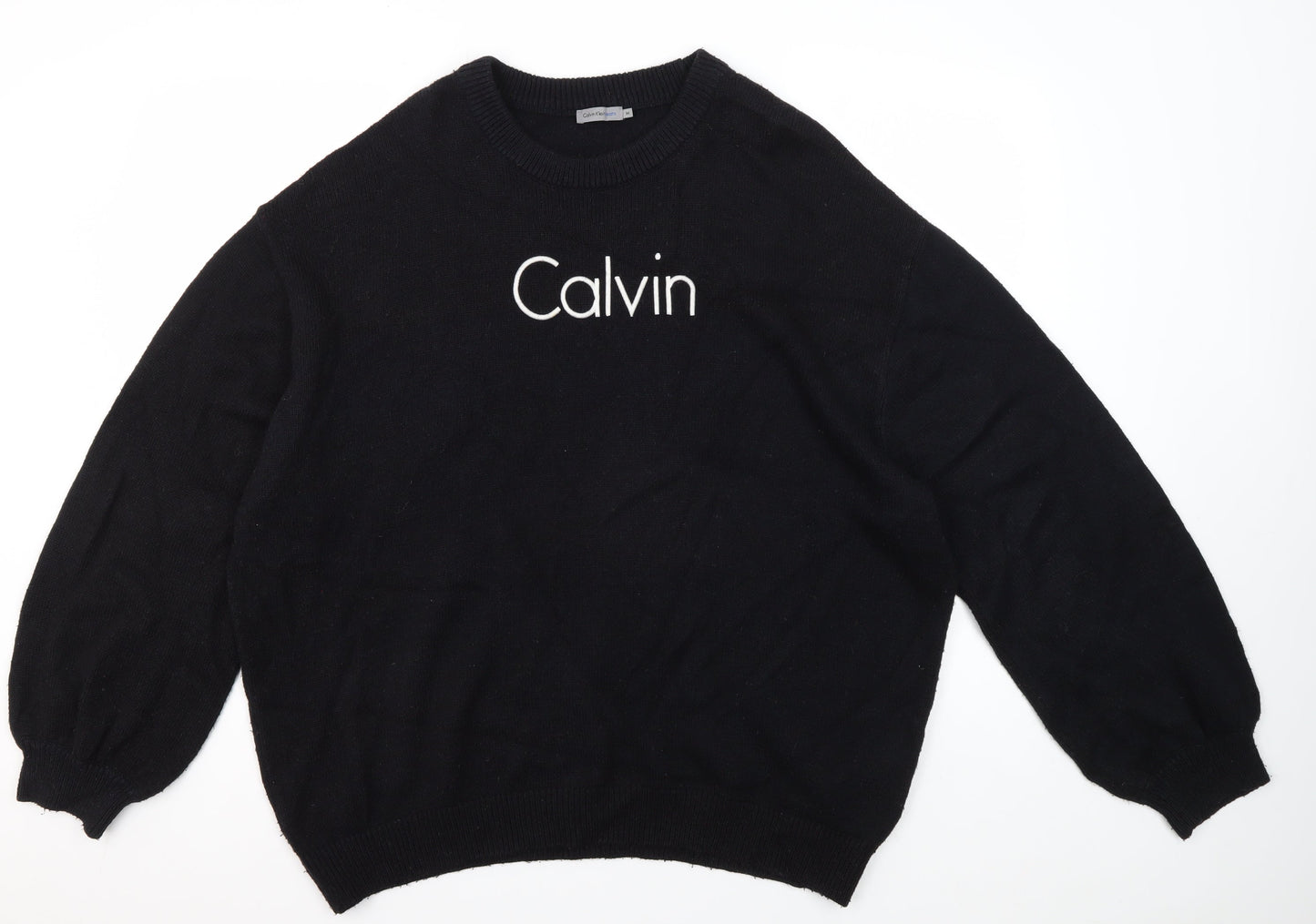 Calvin Klein Men's Black Pullover Jumper M