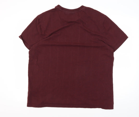 Harry Potter Unisex Red XL T-Shirt, Quidditch Style