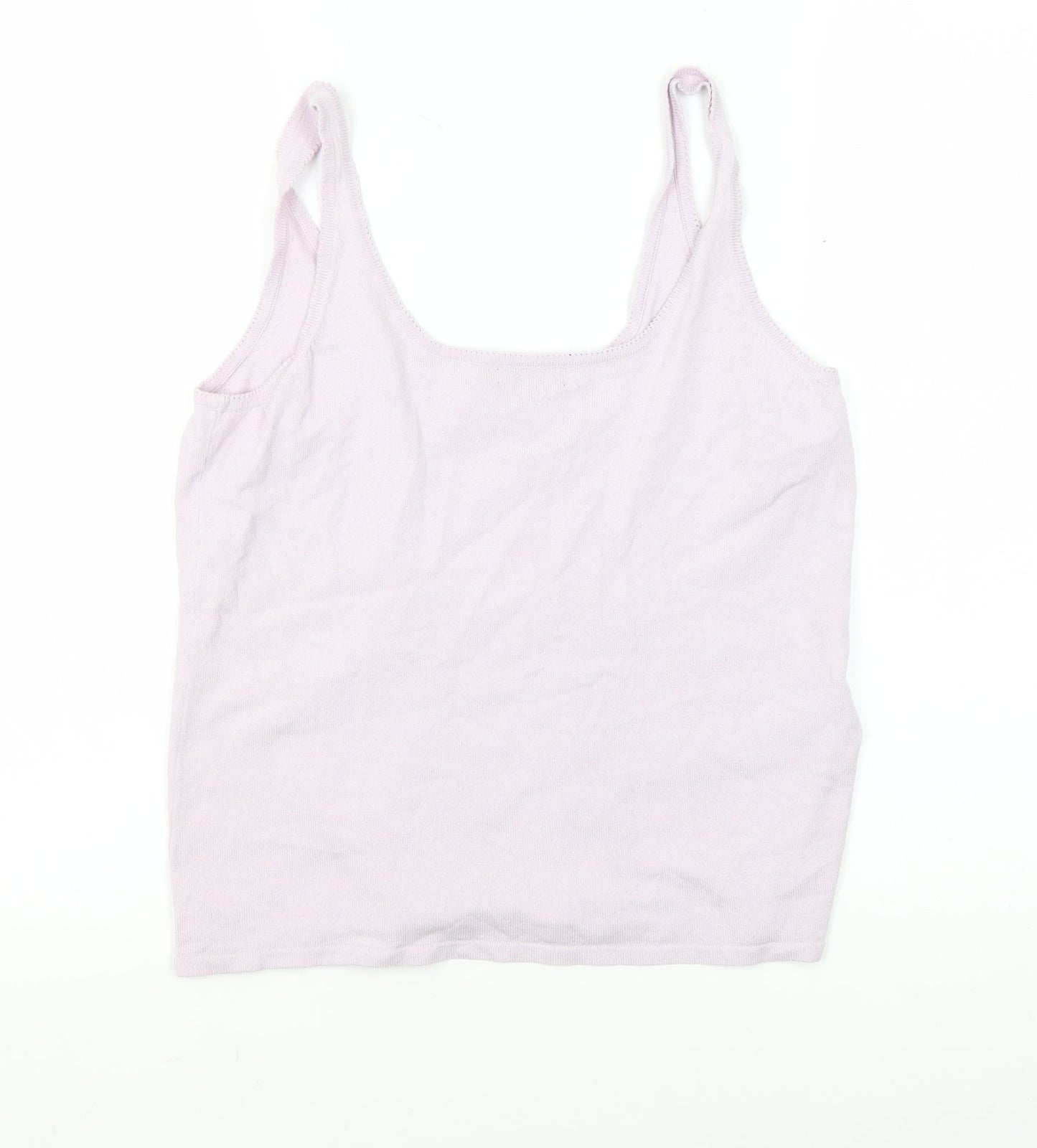 Linea Women's Ivory Knit Camisole Tank L Casual