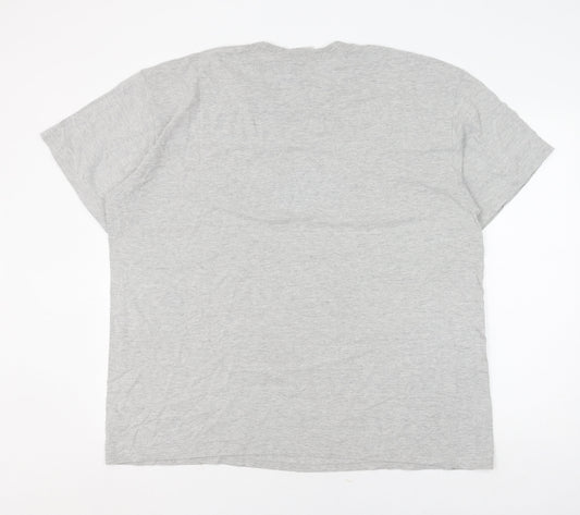 Nike Men's Grey 2XL Short Sleeve Crew Neck T-Shirt