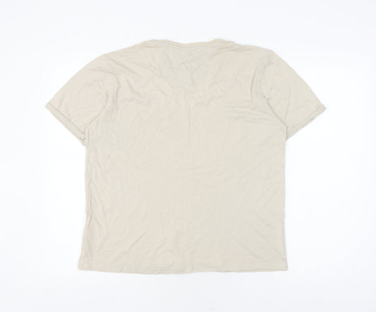 Nike Beige Basic T-Shirt Unisex Adults Size S