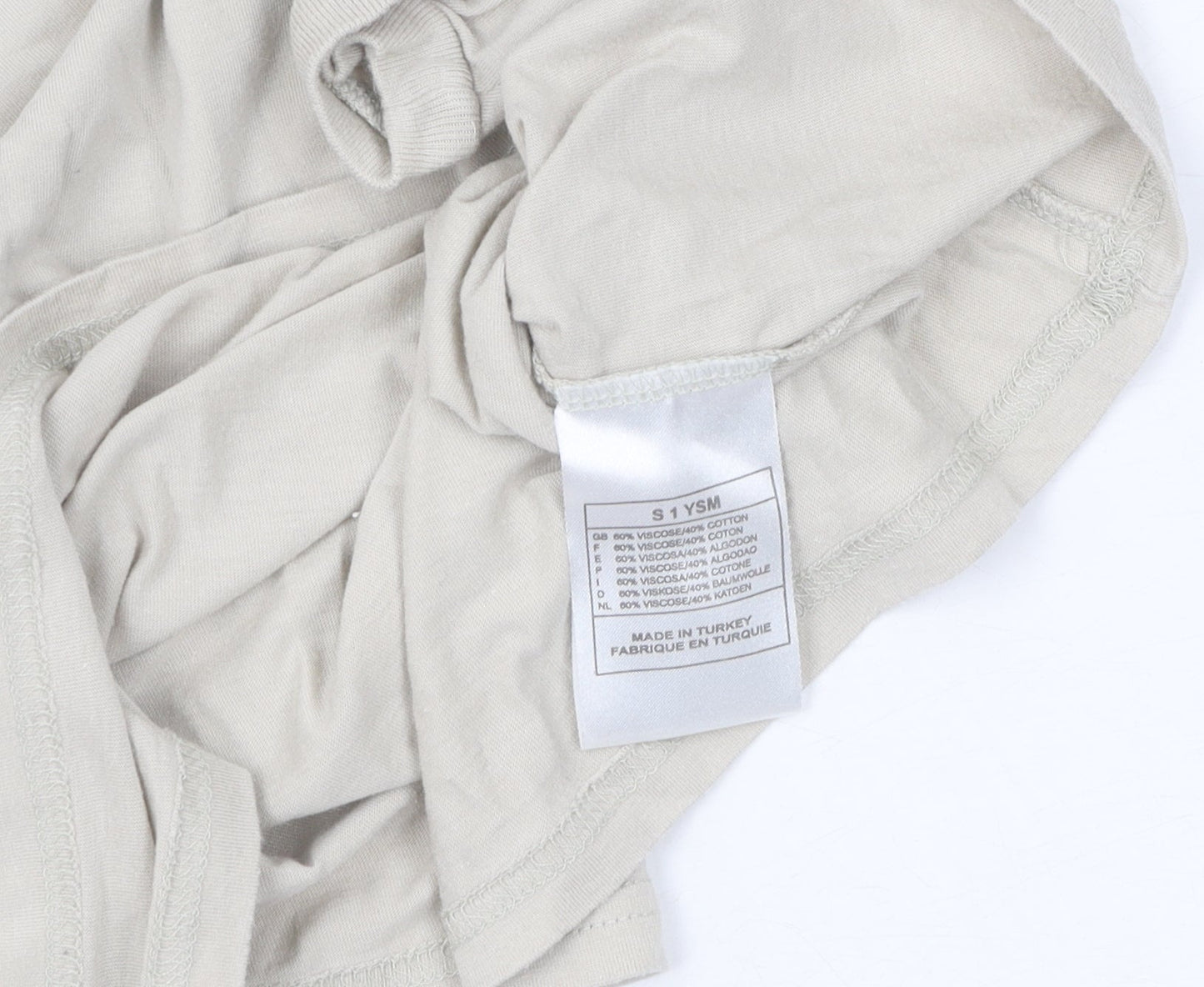 Nike Beige Basic T-Shirt Unisex Adults Size S