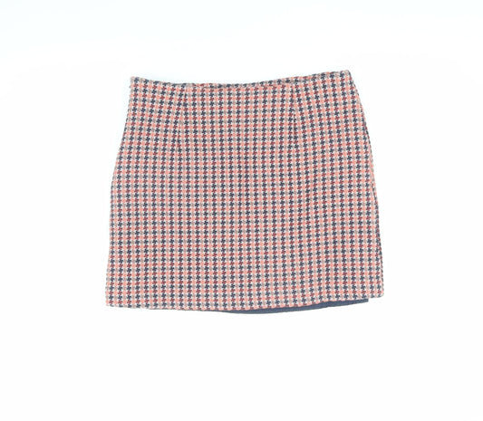 ASOS Women's Multicoloured Check Pencil Skirt Size 12