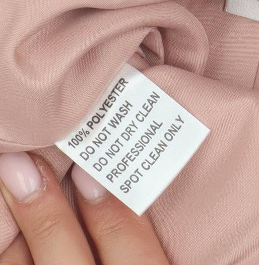 JJ's House Pink Maxi Dress Women 12 Formal Chiffon Sleeveless