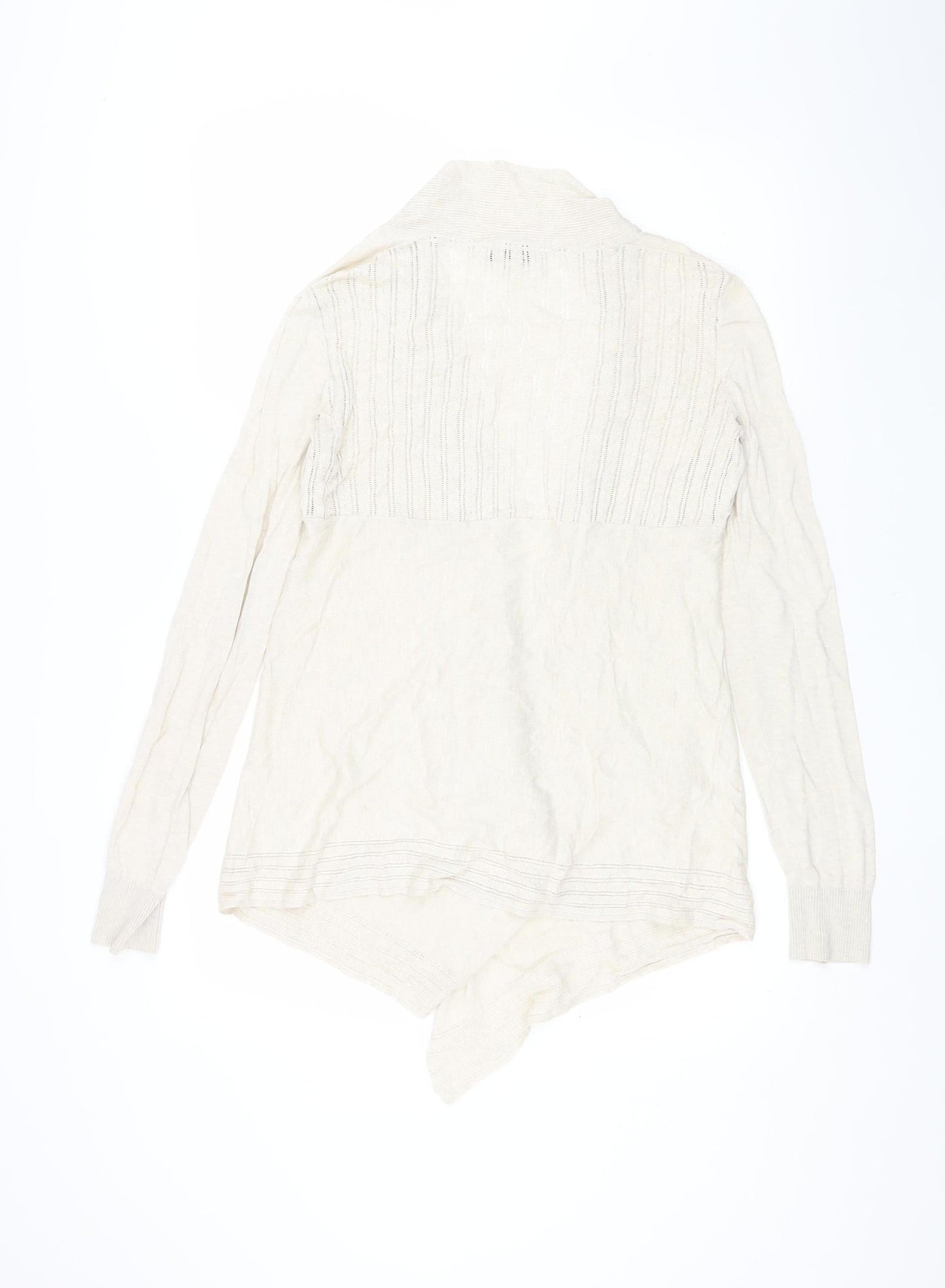 Fat Face Women's Ivory Cardigan Size 12, Classic Fit Jumper