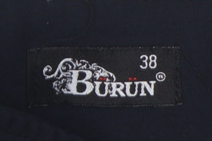 Burun Women's Black Long A-Line Skirt, Size 10