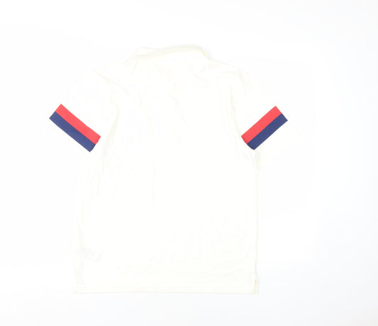 Marks and Spencer Boys Polo Shirt White 12-13 Years