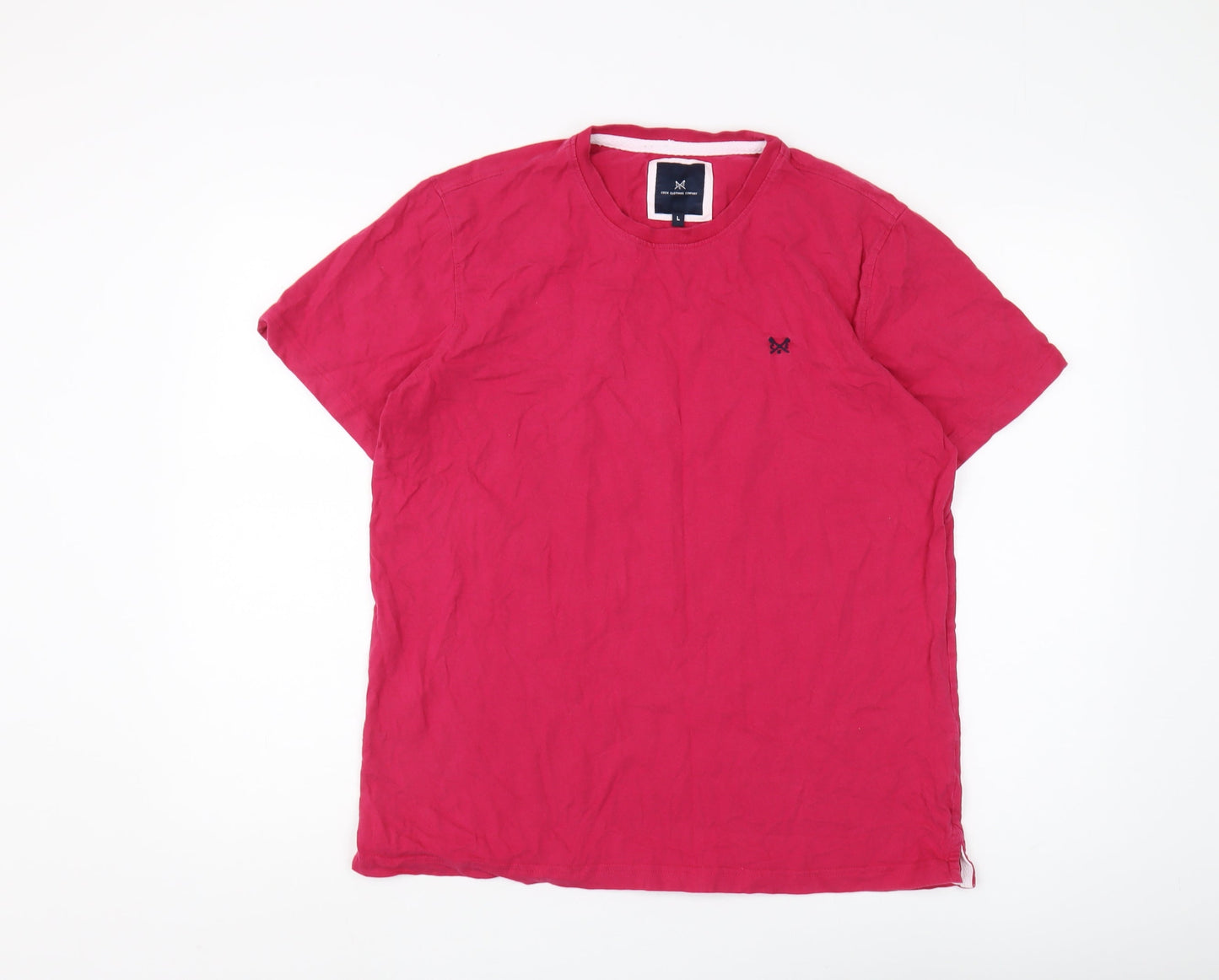 Crew Clothing Men's Red L T-Shirt Short Sleeve