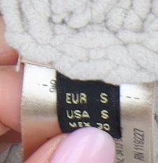 Massimo Dutti Women's Beige Roll Neck Pullover Jumper S
