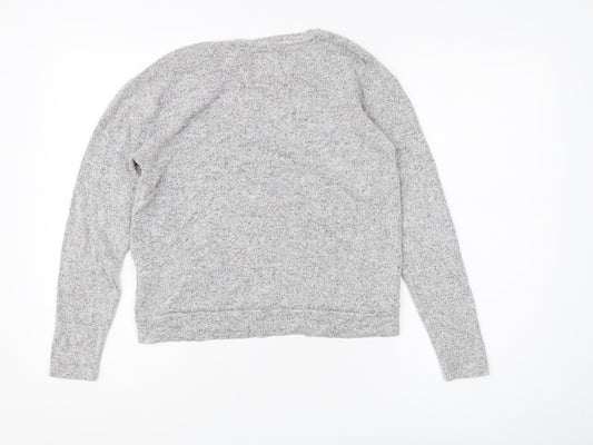 Superdry Women's Grey Sweater, Crew Neck, Size S