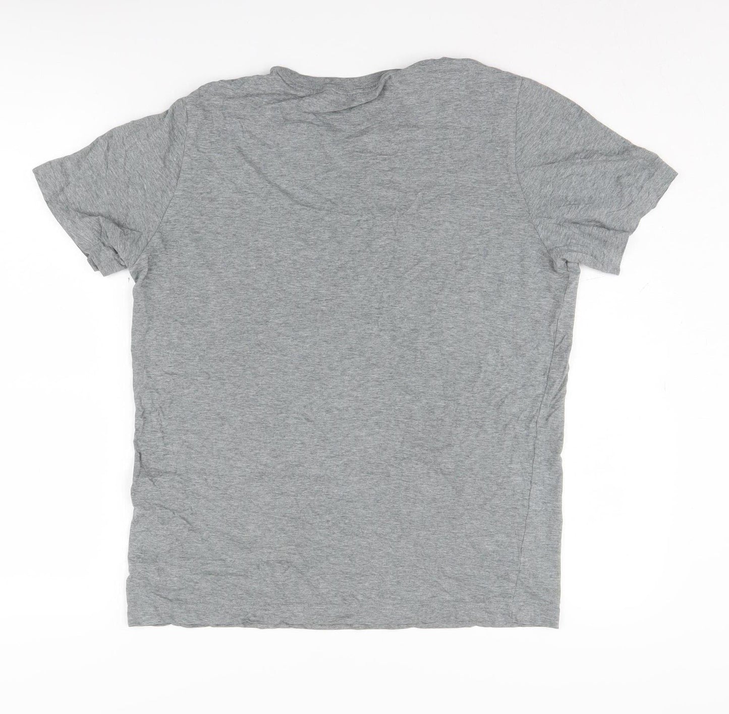 Puma Men's Grey Sports T-Shirt, Size S, Short Sleeve