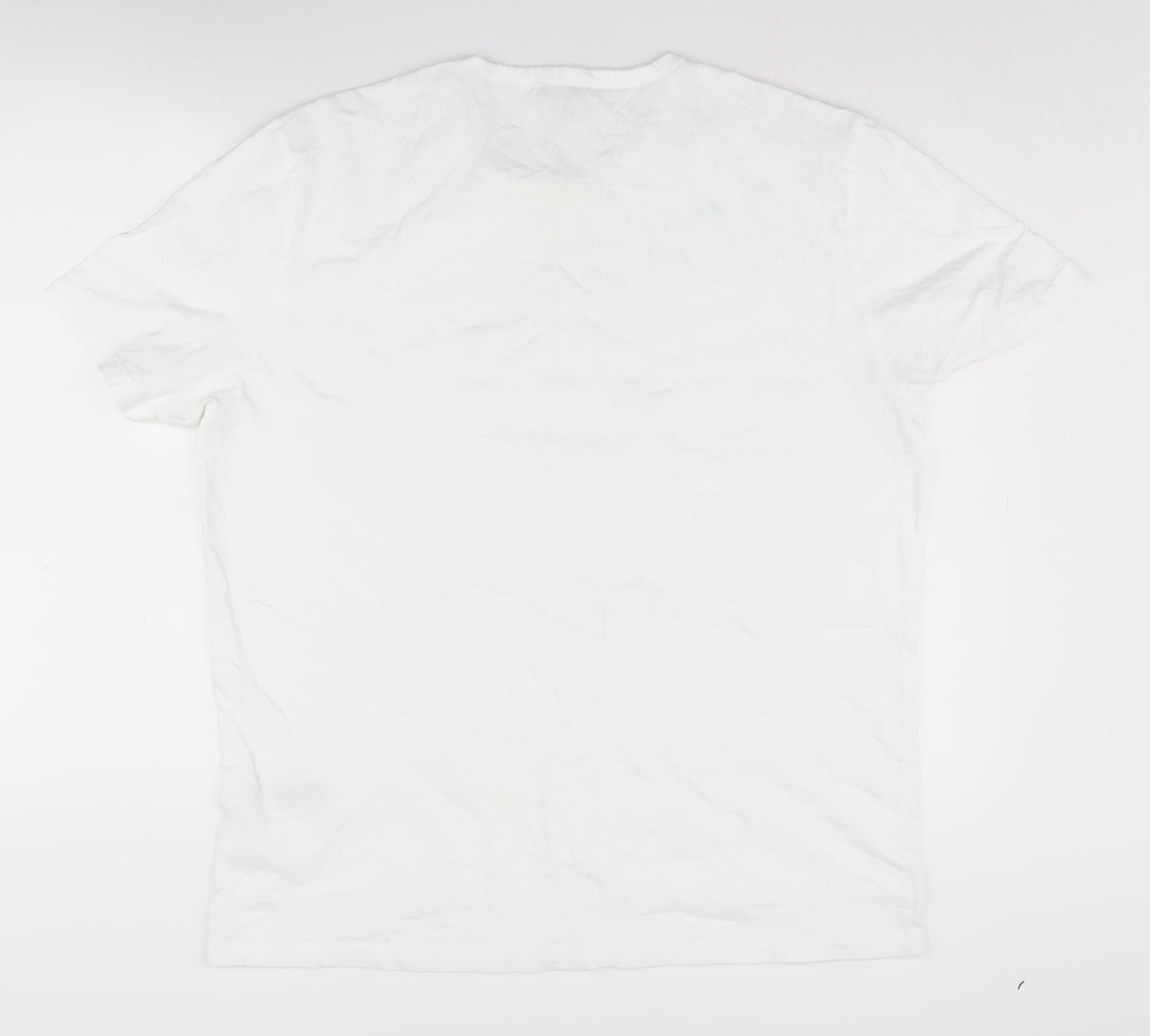 Reiss Unisex White 2XL Basic Casual T-Shirt