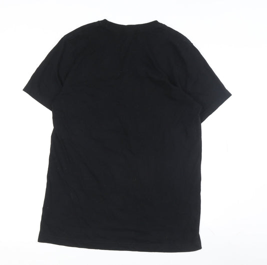 Canvas Men's Black Spider-Man T-Shirt Medium