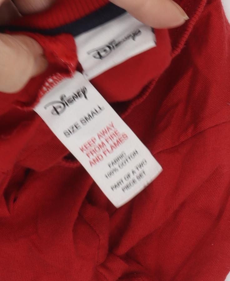 Disney Women’s Red Minnie Mouse Long Sleeve T-Shirt, Size S