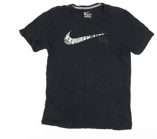 Mens UK Size M Nike Black Cotton T-Shirt