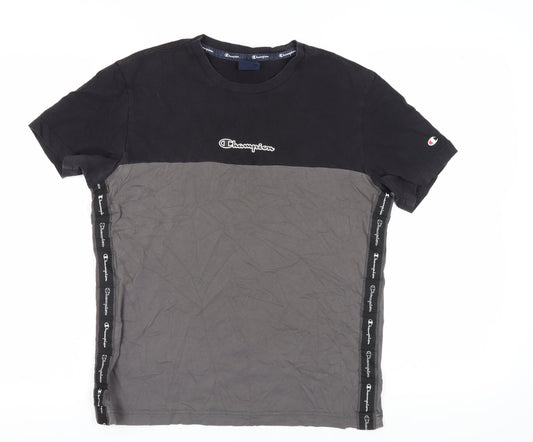 Mens UK Size M Champion Multicoloured Cotton T-Shirt