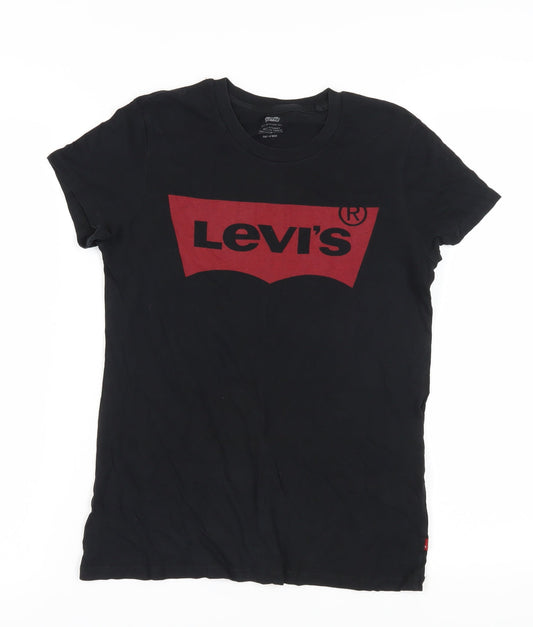 Levi's Women's Black XS Crew Neck T-Shirt