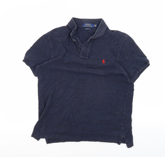 Ralph Lauren Men's Blue Slim Fit Polo Shirt M