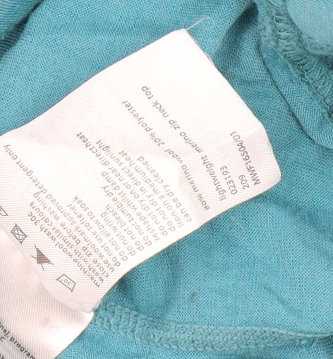 Mountain Warehouse Women's Blue Henley Sweatshirt