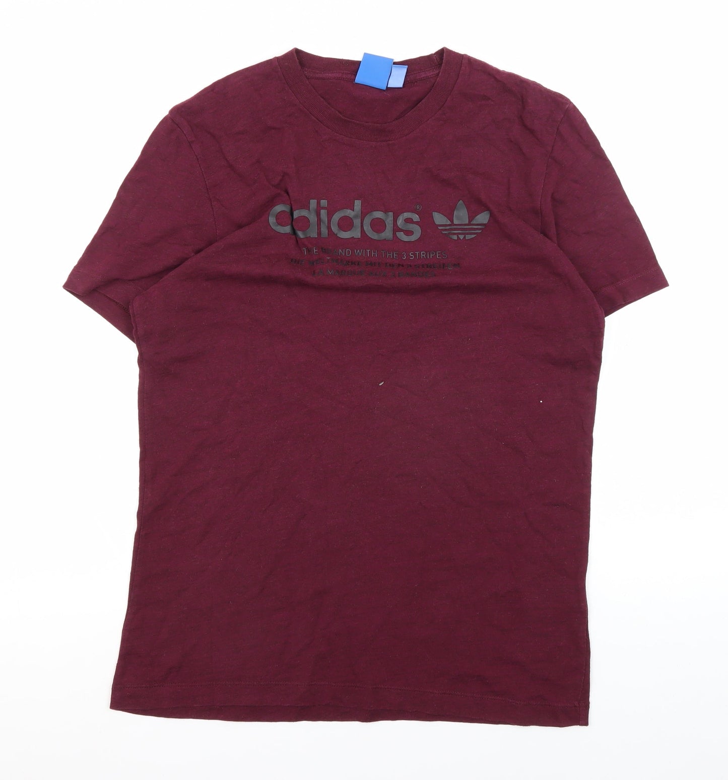 Adidas Men’s Red M Crew Neck Short Sleeve T-Shirt