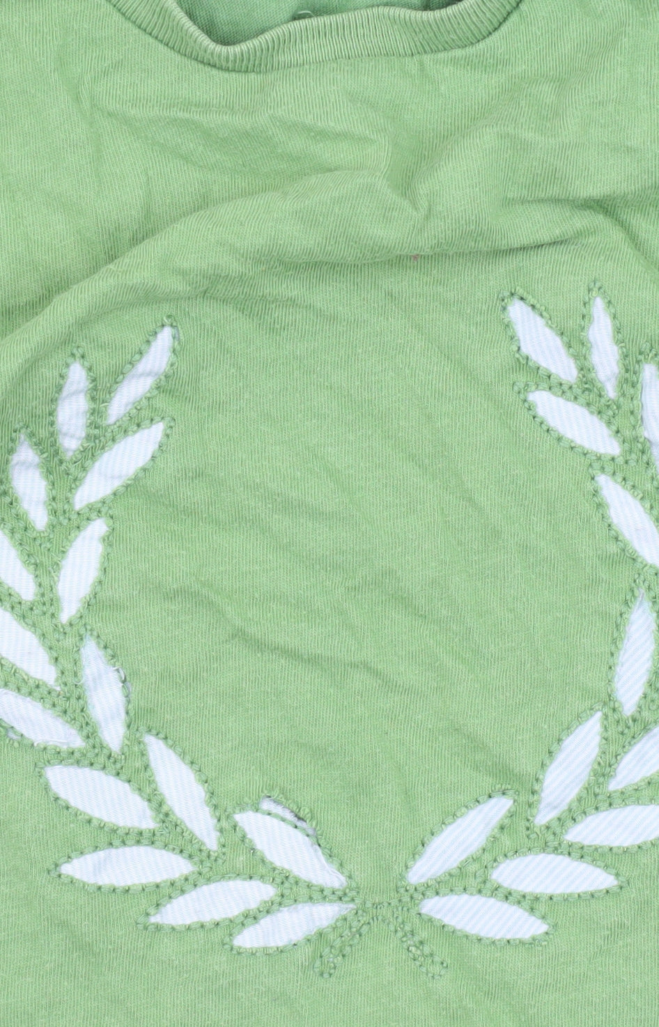 Fred Perry Men's Green T-Shirt, Medium