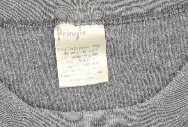 Pringle Men's Grey Medium Crew Neck T-Shirt