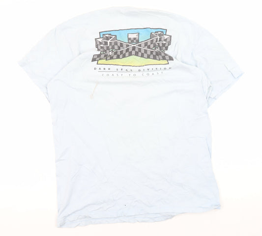 Dark Seas Division Men's Blue Medium Graphic T-Shirt
