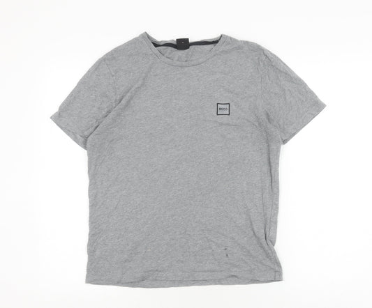 Hugo Boss Grey Men's M Logo T-Shirt Casual Style