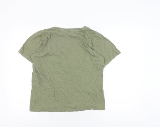 Tokyo Laundry Women's Green Basic T-Shirt, Size S