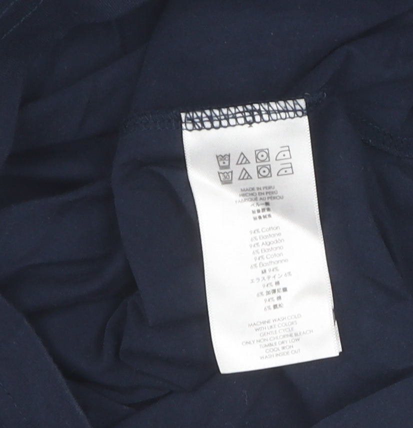 Michael Kors Blue Polo Shirt for Unisex Adults
