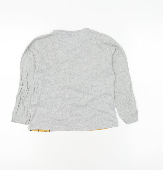 Disney Boys Grey Mickey & Friends Long Sleeve T-Shirt 5-6 Years