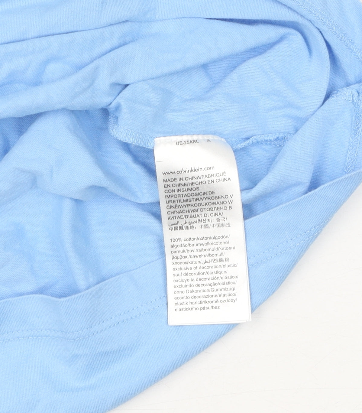 Calvin Klein Jeans Blue M Unisex Crew Neck T-Shirt
