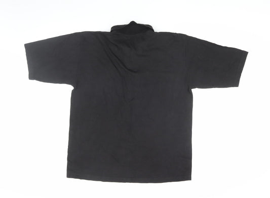 Jean Laurent Men's Black Medium Polo Shirt