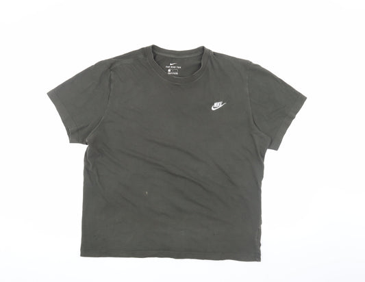 Mens UK Size L Nike Black Cotton T-Shirt