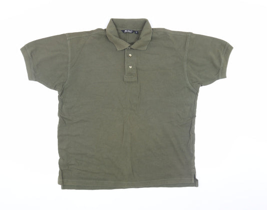 Peter Storm Men's Green Polo Shirt - Small, Casual Style