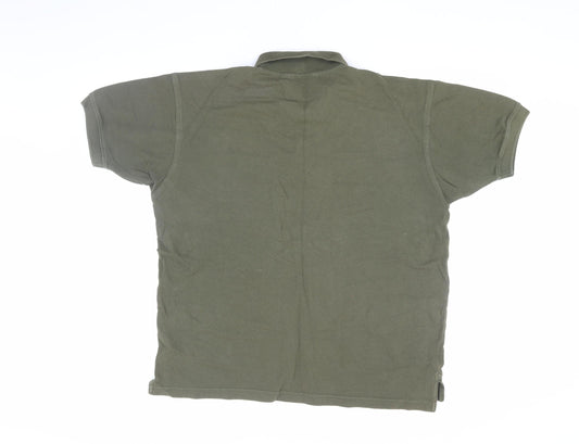 Peter Storm Men's Green Polo Shirt - Small, Casual Style