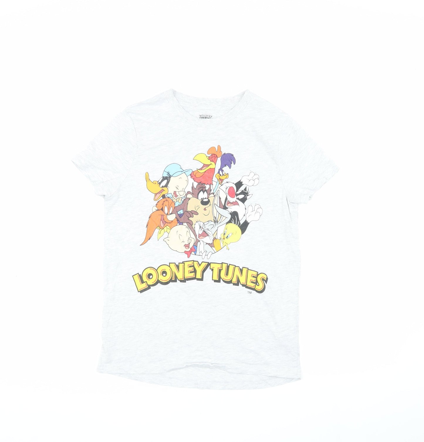 Looney Tunes Women’s White Graphic T-Shirt 2XS