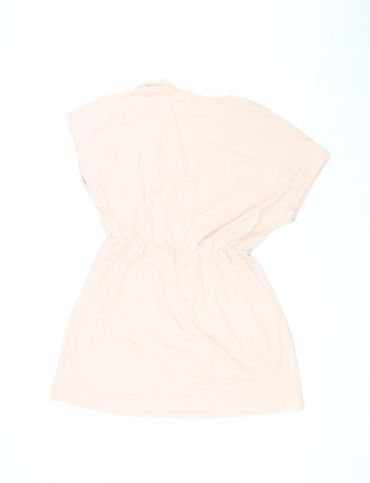 Womens UK Size M Monki Pink Modal Blend Blouse