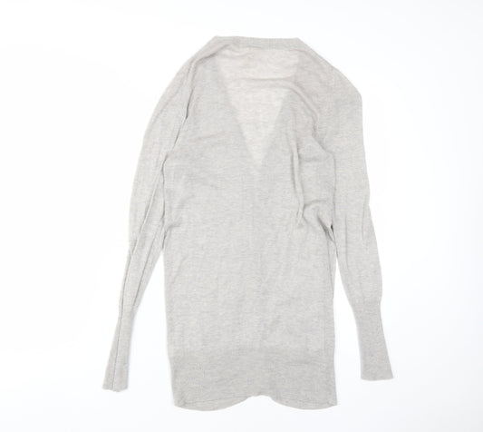 White Stuff Women's Grey Cardigan, Size 12, Button Accents