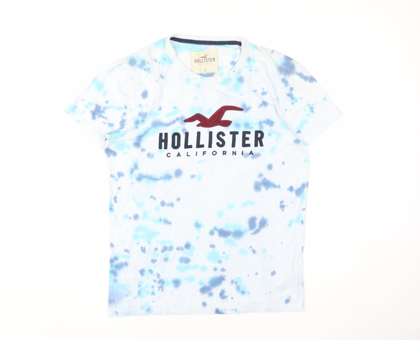 Hollister Men's Multicoloured Tie-Dye T-Shirt S